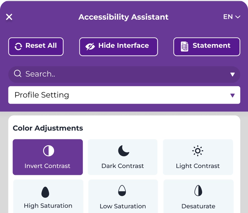 Accessibility Assistant UI