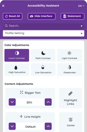 Accessibility Assistant UI
